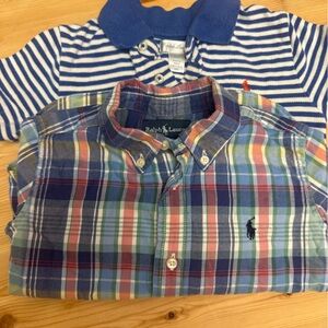 Baby boys 24 moths lot Ralph Lauren Polo polo shirt button down shirt. SPRING!